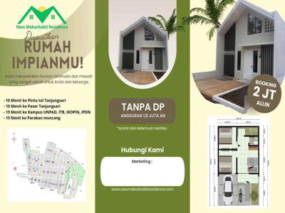 RUMAH TANPA DP SERASA VILLA DEKAT KAMPUS ITB DAN UNPAD JATINANGOR