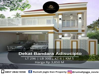 Siap Bangun Rumah Mewah Full Furnished Dekat Bandara Adisucipto