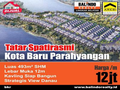 Dijual Kavling Siap Bangun view Danau di Kota Baru Parahyangan