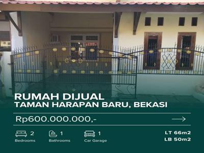Dijual Rumah Taman Harapan Baru, Bekasi. Dekat Kota Harapan Indah