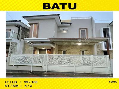 Rumah 2 Lantai + Kolam Renang Luas 100 dekat BNS Batu Malang _ 294A