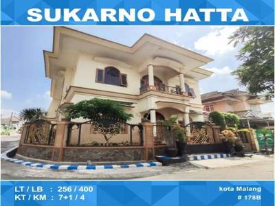 Rumah 2 Lantai Luas 256 di Griya Shanta Sukarno Hatta Malang 178BW