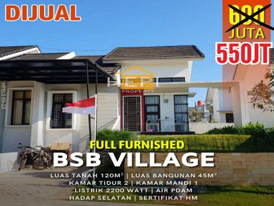 Rumah bagus bsb village free furniture
