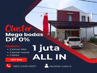 Rumah modern hanya 1 juta ALL IN di tambah DP 0%