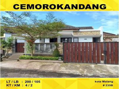 Rumah Murah Luas 200 di Cemorokandang Sawojajar kota Malang _ 235BW