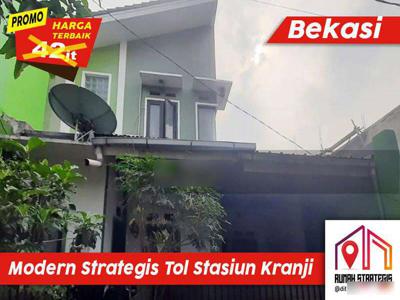 Sewa Strategis Perum 1 Bekasi Barat dkt Stasiun Kranji Tol LRT Jakarta