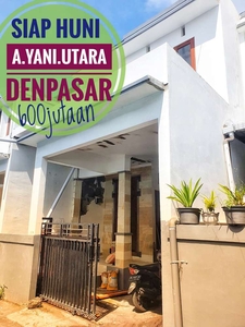 600 jutaan Rumah 3 Kamar Lumintang Gatsu Denpasar Bali Jual Baru ready