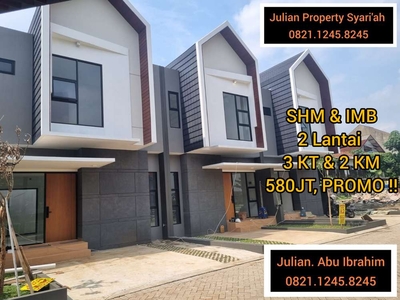 Buruan Promo Rumah 2 Lantai Harga 1 Lantai | L. Tanah 52m² - 580JT