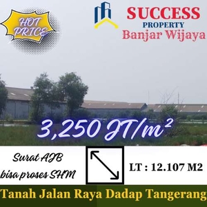 Di Jual Tanah Jalan Raya Dadap Tangerang Banten