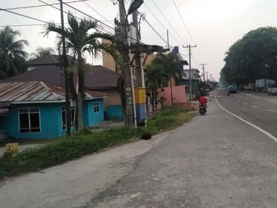 Dijual Cepat Tanah Pinggir Jalan Lintas Sumatera Bonus Rumah