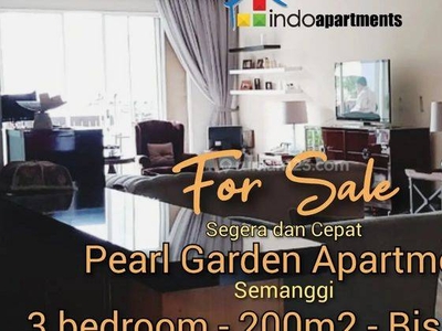 Dijual Murah Apartment Pearl Garden 3 kamar