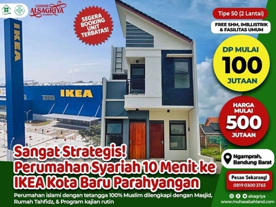 Dijual Rumah di Bandung Barat Dekat Kota Baru Parahyangan Bisa KPR