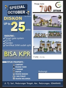 Dijual Rumah Premium Pedurungan Tanjungsari Majapahit Raya Koeta Toea