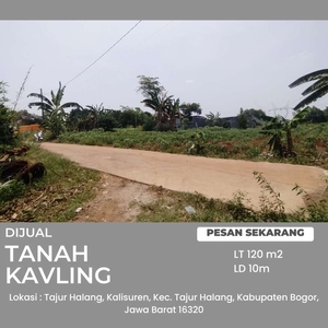 Dijual Tanah Kalisuren 6 Km Dekat Pasar Parung