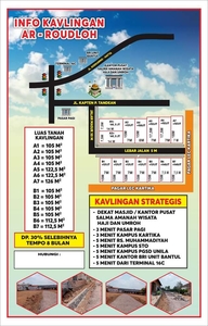 Dijual Tanah Kavling Murah di Kota Metro Lampung