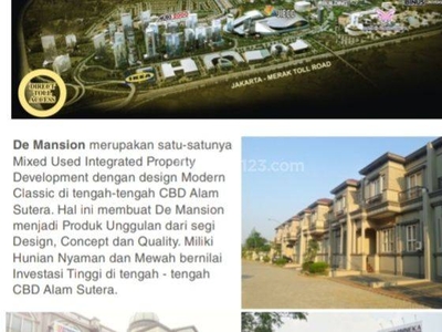 Disewa Dijual Kavling Commersil 3042 De Mansion Alam Sutera Tangerang