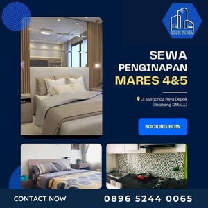 DISEWAKAN APARTEMEN HOTEL RESORT VILLA MARES 5 BY ENS ROOM DEPOK BEJI