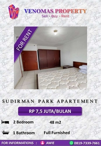Disewakan Apartement Sudirman Park 2 Bedrooms Full Furnished