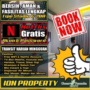 HARIAN STUDIO SEWA APARTEMEN GRAND PRAMUKA SQUARE GREEN PRAMUKA CITY