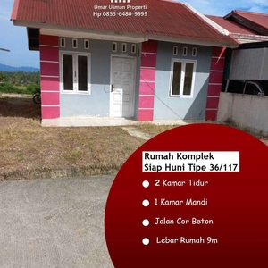 Jual Rumah Baru Siap Huni Tipe 36 Tanah 117 Lebar Depan 9m di Tapakis