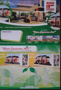 JUAL RUMAH MURAH DI GREEN JAGAWANA ASRI DEKAT STASIUN