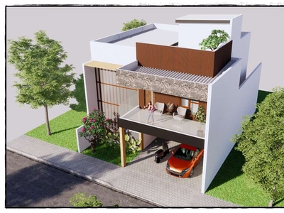Modern Tropis Rumah 2lt 2mily-an Siap bangun Dkt UGM Sleman Yogyakarta