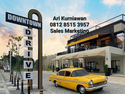Ruko Downtown Drive A New Commercial Area Serpong 3,6m