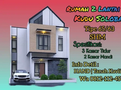 RUMAH 2 LANTAI NAWASENA KUDU SOLO BARU