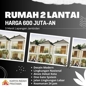 Rumah 2 Lantai Perumahan di Banguntapan Bantul,Yogyakarta,KPR Dp 10%