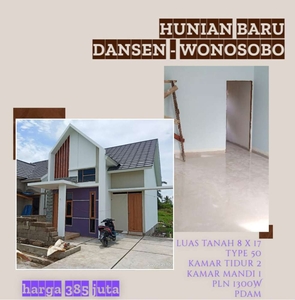 Rumah Baru Type 50 Jl Dansen Wonosobo Pontianak