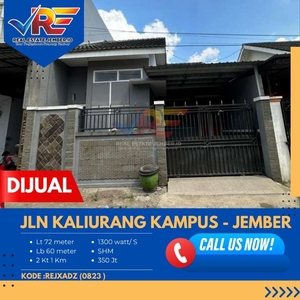 RUMAH DI KALIURANG KAMPUS JEMBER