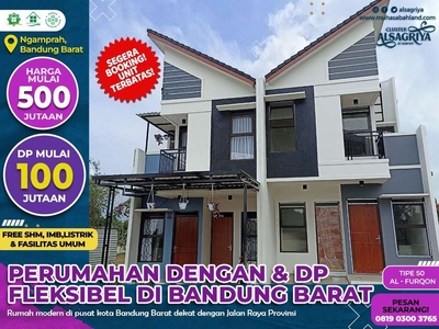 Rumah Dijual Cimahi Dekat PT Ultra Jaya Bisa KPR Syariah