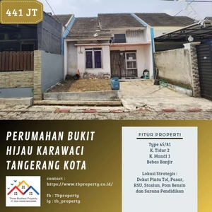 Rumah dijual perumahan bukit hijau Karawaci