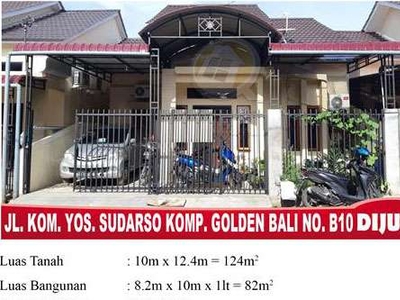 Rumah Jalan Kom Yos Sudarso Komplek Golden Bali