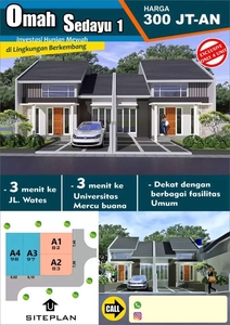 Rumah Proses Bangun Harga 300jtan,3 Menit RS PKU Gamping
