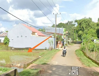 Tanah 15x35 pinggir jalan aspal veteran Bakung Samata