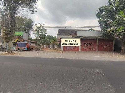 Tanah bonus Ruko Jl. Purbaya selatan Pasar Sleman utara Pasar Cebongan