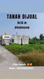 Tanah Dijual 8 x 15