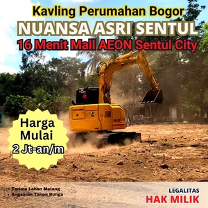 Tanah Kavling Bogor Siap Akad Dekat AEON Mall Sentul City Terima SHM