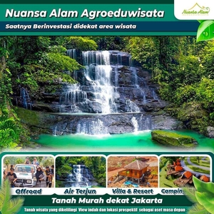 Tanah Kavling Murah 39JTan di Tempat Wisata Nuansa Alam Agroeduwisata