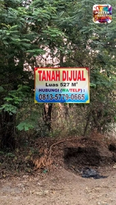 Tanah luasan 527 M2 SHM