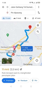 Tanah Murah Dekat Gerbang Tol Sumedang.