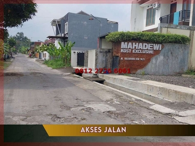 Tanah Murah SHM Pekarangan Dekat UII Jalan Kaliurang Yogyakarta