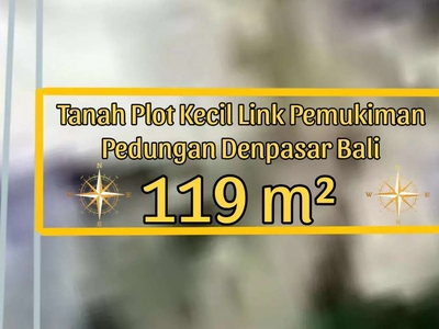 Tanah Plot Kecil Link Pemukiman Pedungan Denpasar Bali