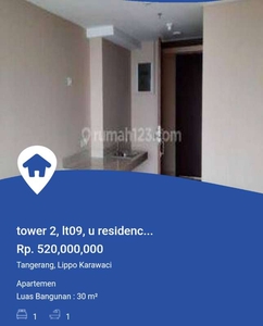 tower 2, u residence, lippo karawaci Tangerang, uph karawaci