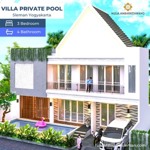 Villa Mewah Jogja Private Pool Termurah Cocok Untuk Investasi