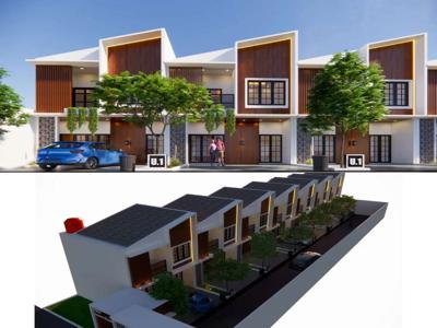 Dijual rumah bagus 2 lantai modern minimalis dlm cluster dkt Cipayung