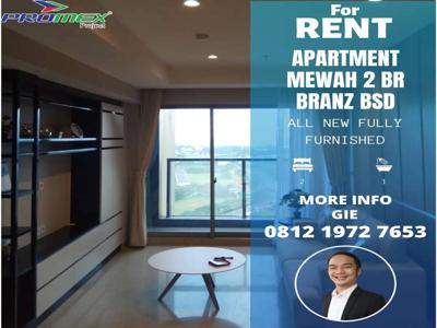 Sewa Cepat, Apartment BRANZ BSD 2BR Siap Huni Lokasi Strategis