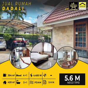 5,6 M nego Rumah besar di kompleks Dadali rajawali lt 394 m2 lb 420 m2