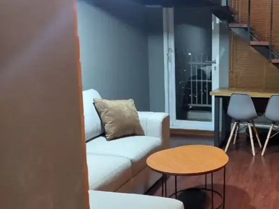 Apartemen Studio Loft ada mezzanine fully furnished di Bintaro Icon